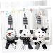 Buy Toyvian Black and White Newborn Toy - Adorable Rattle with Animal Motifs & Bed Bell for Babies - Buy Online on GoSupps.com