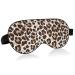 ALAZA Leopard Cheetah Print Animal Sleep Mask for Women Men Eye Mask for Sleeping Funny Blackout Cooling Sleeping Masks