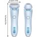 Electric Shaver Razors for Women 2-IN-1 Electric Razor for Womens Legs Underarm Face Pubic Hairs Wet Dry Use Rechargeable Bikini Trimmer Hair Removal with Detachable Head (Blue) - Buy Online on GoSupps.com