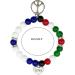 Vsilay Y2K Cool Girl Acrylic Beads Bracelets - Love & Peace Stacked Couple Bracelets | Trendy Flag Color Heart Accessories - Buy Online on GoSupps.com