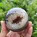 for Top Natural Stones Druzy Agate Crystals geode Home Decoration Agate with druzy Open Sphere crysral Cluster an Amethyst ABUZIV (Size : 70-75mm) - Buy Online on GoSupps.com