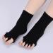 Bunion Relief Toe Socks 4 Pairs - Anti Bunion Health Socks with Toe Separators for Men and Women - Black - Buy Online on GoSupps.com