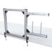 Rug Tufting Frame Tufting Kit 19.7'' Newest Aluminum Metal Tufting Frame for Rug Making Primary Tufting Cloth Stand Tufting Fabric Rug Tufting Kit Rug Frame for Tufting Supplies Carpet Tufting Gun Kit