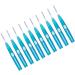 10 Set Push-Pull Interdental Brushes - Dental Floss Toothpick Oral Care (Blue) | International Shipping Available - Buy Online on GoSupps.com