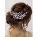 Casdre Rhinestone Bridal Hair Vine - Silver Pearl Wedding Headpiece for Women and Girls - Buy Online on GoSupps.com