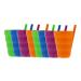 Arrow Sip-A-Cup with Built In Straw For Kids Includes Purple Blue Green Orange (8 Pack)