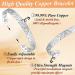Cigmag 9X Lymphatic Drainage Copper Magnetic Bracelet - Adjustable Brazaletes Cuff Bangle for Women with Ultra Strength Magnet in Silver Crystal Plum Pattern - Gift Box Included - Buy Online on GoSupps.com