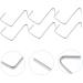 Zerodeko Kitchen Utensil Hooks 40pcs Door Hook Over Door Clothes Hanger Rack Christmas Ornaments Hook Stainless Steel Hook Towel - Buy Online on GoSupps.com