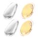 2 Pairs Glasses Nose Pads Shape Nose Saddle Bridge Nose Pad Glasses Nose Cushion Eyewear Nose Grips Glasses Frame Pads Transparent Glasses Zinc Alloy Sunglasses Portable