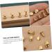 NUOBESTY 40 Sets Rivet Helix Stud Digital Food Scale Studded Belt Studs for Leather Repair Double Sided Brass - Buy Online on GoSupps.com