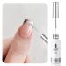 GAOY Metallic Silver Gel Nail Polish Art Liner 8ml 3D Mirror Chrome Effect Colors Metal Silver for Nail Paint Design with Thin Brush DIY French Manicure and Pedicure at Home