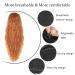 Buy Porsmeer 75 cm Ginger Orange Wavy Curly Ponytail Extension - Natural Clip-In Hair Part for Women | Afro Braid Hair Extension - Buy Online on GoSupps.com