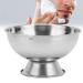 Premium Stainless Steel Shaving Foam Bowl - Natudeco Shaving Soap Bowl for Men | Perfect Gift for Boyfriends Husbands & Dads on Birthday & Father's Day - Buy Online on GoSupps.com