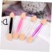 Mikinona 50pcs Two-color Eyeshadow Brush Eye Makeup Brush Drawstring Cosmetic Bag Concealer Latex Head White - Buy Online on GoSupps.com