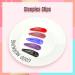 6Pcs 5CM Burgundy Snap Hair Clips - School Colours Hair Accessories for Girls & Women - Buy Online on GoSupps.com