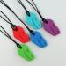 5pcs Sensory Chew Necklace - Food Grade Silicone Dinosaur Chew Toys for Kids & Adults | International Shipping Available - Buy Online on GoSupps.com