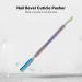 Nail Bevel Cuticle Pusher Stainless Steel Double Ended Nail Art Bevel Cuticle Pusher Manicure Tool Large Size - Buy Online on GoSupps.com