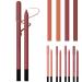AONAT professional make-up-lip liners soft lipliner waterproof long-lasting lip contour pencil matt finish kiss and color right as well as wiped (matt brown) 07