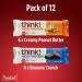 High Protein Bars Pack of 12 - Brownie Crunch and Peanut Butter Protein Bars 6 of Each Ideal for Fitness Enthusiasts Perfect for Sharing Snacking or sharing with your Loved Ones - Buy Online on GoSupps.com