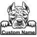 Personalized American Bully & Airedale Terrier Wooden Shield Art | Custom Dog Gifts & D cor | Unique Animal Habits Decor - Buy Online on GoSupps.com