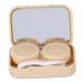 Hapinary 1 set 4 pieces box holder eye holder container Little lentiletui cutie holder sleeves holder glasses frame travel plastic 6.5x4.5x2cm
