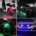 LECART 6 Pcs Rechargeable LED Aircraft Strobe Lights | 7 Colors Anti Collision Light for Motorcycle, Car, E-Bike, Drone, RC Boat, Bicycle - Buy Online on GoSupps.com