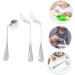 Buy 1 Set Ergonomic Elbow Fork & Spoon - Self Feeding Cutlery for Adults & Kids - Adaptive Stainless Steel Utensils - Buy Online on GoSupps.com