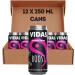 VIDAS | BOOST Energy Drink | Guarana & Vitamins B | 250 ml Can Pack of 12 | Energizing & Natural Boost with Natural Ingredients - Buy Online on GoSupps.com