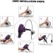 FOMIYES Hair Dryer Stand Hair Dryer Holder Hair Dryer Desktop Organizer Rotating Hair Dryer Bracket Storage - Buy Online on GoSupps.com