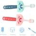 Plafope 2-Pack 360 Baby Toothbrushes | Soft Silicone Bristles | Gentle Oral Care for Children | International Shipping Available - Buy Online on GoSupps.com