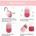 Silicone Cube Ice Roller for Face Cold Therapy Massage - Pink - Buy Online on GoSupps.com