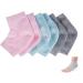 3 pair of gel heels socks moisturizing socks soft ventilation gel heel socks Socks open toes socks for dry tough torn skin moistened daily night care skin skin color