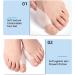 Orthopedic Toe Separator Corrector 5 Pack Set - Men & Women Big Toe Straightener for Hallux Valgus Correction & Relief - Non Surgical Invisible Foot Care Tape - One Size - Buy Online on GoSupps.com