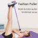 Multifunction Tension Rope - 6-Tube Elastic Yoga Pedal Puller Resistance Band | Natural Latex Fitness Equipment for Abdomen Waist Arm & Leg Stretching - Purple - Buy Online on GoSupps.com