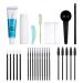 Eyebrow Lash Dye Kit Professional Brow Dye Cream for Eyebrow Lash Tinting Dye Cream Lasting Instant Colour Semi Permanent Eyebrow Dye Kit Tint with Brush Makeup Tools (3# black)