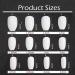 6 Packs Matte Coffin Press on Nails Set - 144 Pcs Medium Length Acrylic False Nails with Adhesive Tabs & Nail File - Solid Color Artificial Nails for Women - Buy Online on GoSupps.com