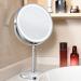 Rheross 1Set 10X LED Mirror Rechargeable Make Up Mirror Magnification Cosmetic Mirror 2 Side Adjustable with 3 Colors C - Buy Online on GoSupps.com