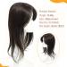 18 Inch Hair Topper for Women with Thinning Hair - Big Base Topper for Hair Loss - Soft Extensions & Fringe Clip-in - 2C Texture - Buy Online on GoSupps.com