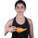 Handcrafted Ceramic Neti Pot for Sinus Relief - 225ml Capacity, Dishwasher Safe, Durable & Premium Quality - Crackle Pattern Orange - Buy Online on GoSupps.com