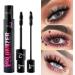 Long Thick Lashes Duo Mascara 2 in 1 Long Lasting Mascara Dual-Use Natural Thickening Black Mascara Waterproof 4D Silk Fiber Eyelash Lengthening Mascara for Women (2 PCS) - Buy Online on GoSupps.com