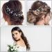 Hair Vine Crystal Headband Pearl Headpiece for Wedding Bride Bridesmaid - Buy Online on GoSupps.com