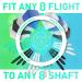 Target Darts 8 Flight Pro Slim Black Dart Flights - Premium Quality - Buy Online on GoSupps.com