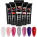 Poly Nail Gel - Glitter Gel for Nails | Builder Nail Extensions & Diamond Style Nail Art | DIY Salon Quality - Buy Online on GoSupps.com