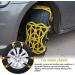 Swetup Universal Snow Chains - 6-Piece Tire Chains for Cars & Trucks (205/55 R16) | Anti-Slip Safety Aid for Tire Width 165-285 mm - Buy Online on GoSupps.com