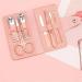 Pink 7-Piece Nail Clippers Set Nail Clippers for Women Beauty and Manicure Tools Home Pedicure Scissors 7pieces Set - Buy Online on GoSupps.com