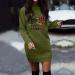 Women's Christmas Skirt Hoodie Sweatshirt - Elegant Mini Dress & Pullover Sweater for Festive Style - Buy Online on GoSupps.com