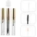 Outanaya 3pcs Makeup Bottle Empty Eyeliner Bottle Mascara Clear Mascara Tube Lip Gloss Clear Golden Plastic - Buy Online on GoSupps.com