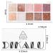 AMY'S DIARY 10-Color Glitter Shimmer Eye Shadow Palette - White, Purple, Gold, Pink, Brown - Makeup for Girls - #04 - Buy Online on GoSupps.com