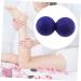 Homsfou 3-Piece Peanut Massage Ball Set for Yoga & Muscle Relief | Foam Curlers for Back Pain & Plantar Fasciitis | Fitness & Massage Therapy Tools - Buy Online on GoSupps.com