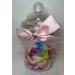 Happy Birthday Filled Pick N Mix Sweet Victorian Jar Gift Personalised Present 380ml pink appro 300g
